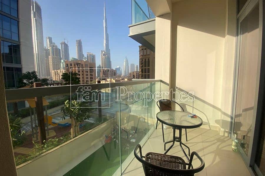 Burj khalifa view| Furnished | Spacious apt