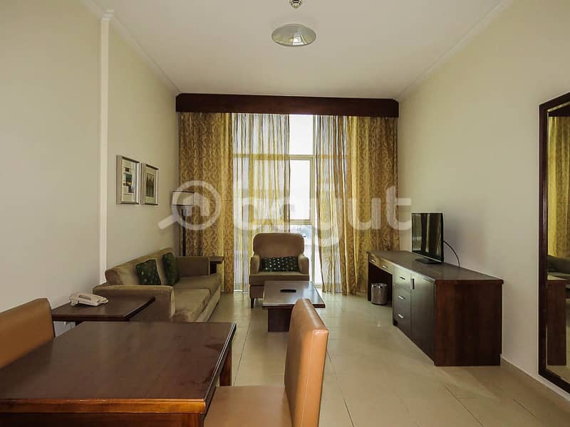 1 BR! Fully FURNISHED! 6 CHEQUES