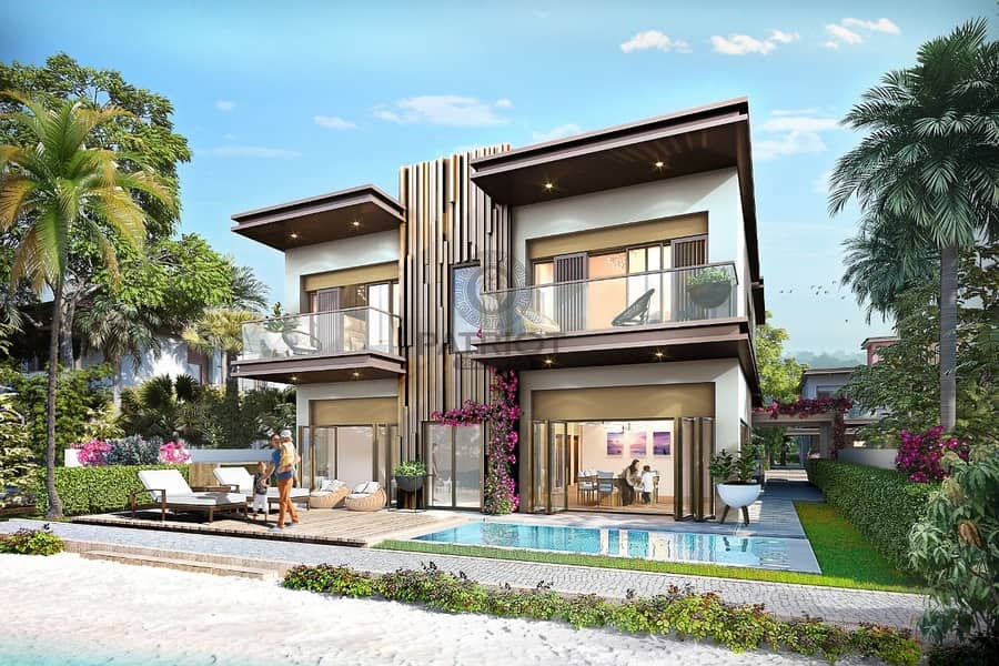 Amazing 6 Bedrooms on Lagoon | 5 years payment plan | DLD waiver