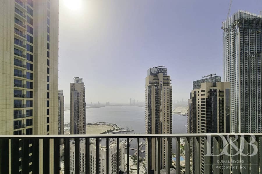 شقة في برج أفق الخور 1 أفق الخور مرسى خور دبي ذا لاجونز 2 غرف 115000 درهم - 5787025