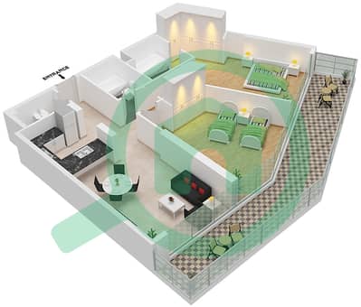 Kiara - 2 Bedroom Apartment Unit 2-FLOOR-2 Floor plan