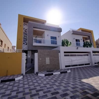 5 Bedroom Villa for Sale in Al Rawda, Ajman - Villa Alradh 2, a few blocks from Sheikh Ammar Street, close to all the services and facilities, the villa is easy to get out to Dubai, Al-Sharqa and