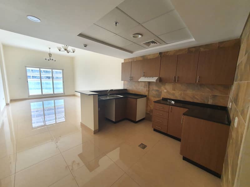 Brand new Spacious studio with all facilities in Dubai land area rent 27k in 4 chqs payment