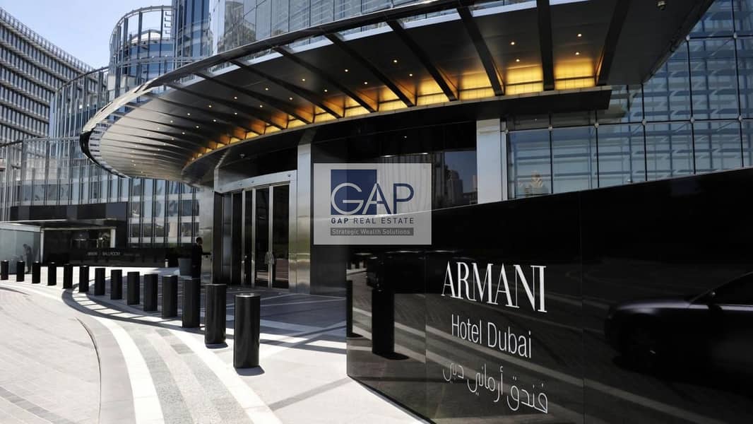 位于迪拜市中心，阿玛尼公寓 1 卧室的公寓 3500000 AED - 5792467