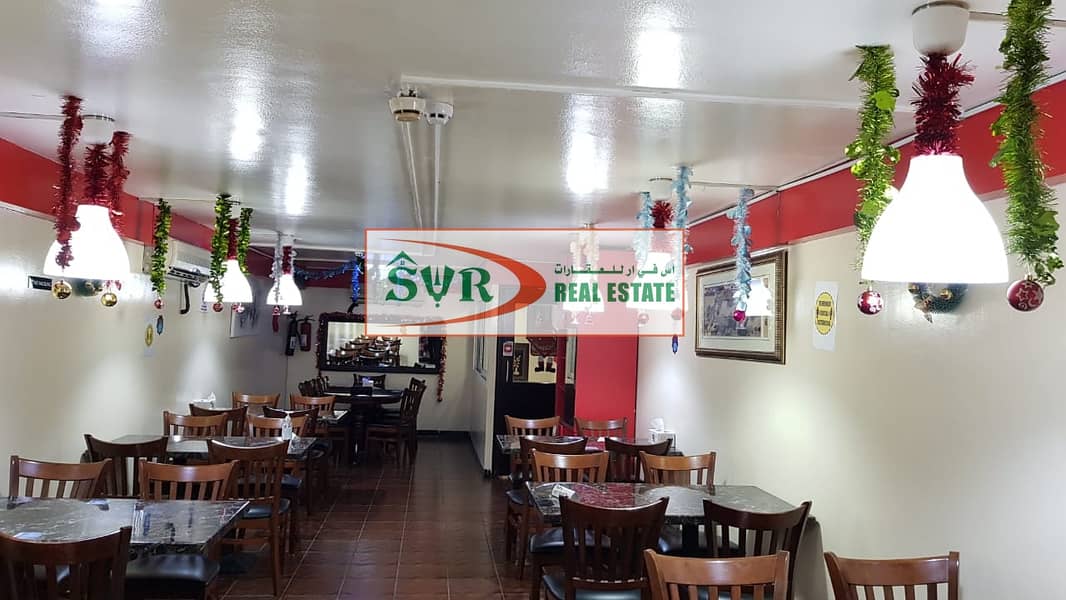 Restaurant For Sale in Main Road view in Karama