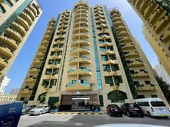 For sale an apartment in the best towers in the Emirate of Ajman, a room and a hall with 2 bathrooms and a balcony in Al Rashidiya Towers