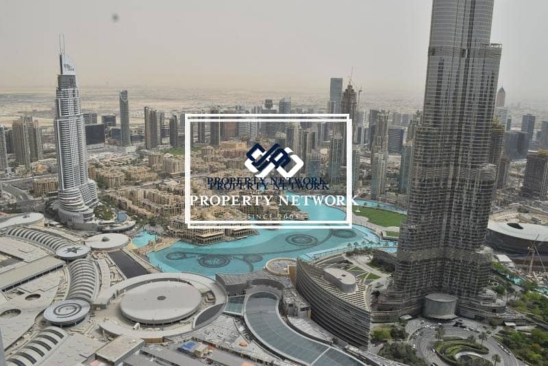 Full Burj & Fountain View | Sky Collection
