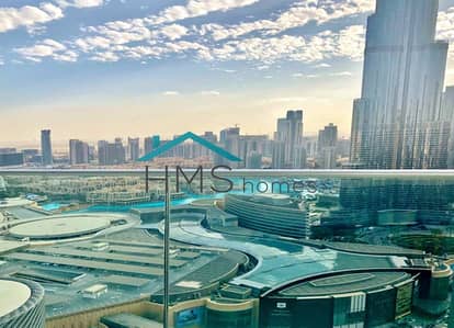 2 Bedroom Flat for Rent in Downtown Dubai, Dubai - Full Burj View | High Floor  | Best Price with View