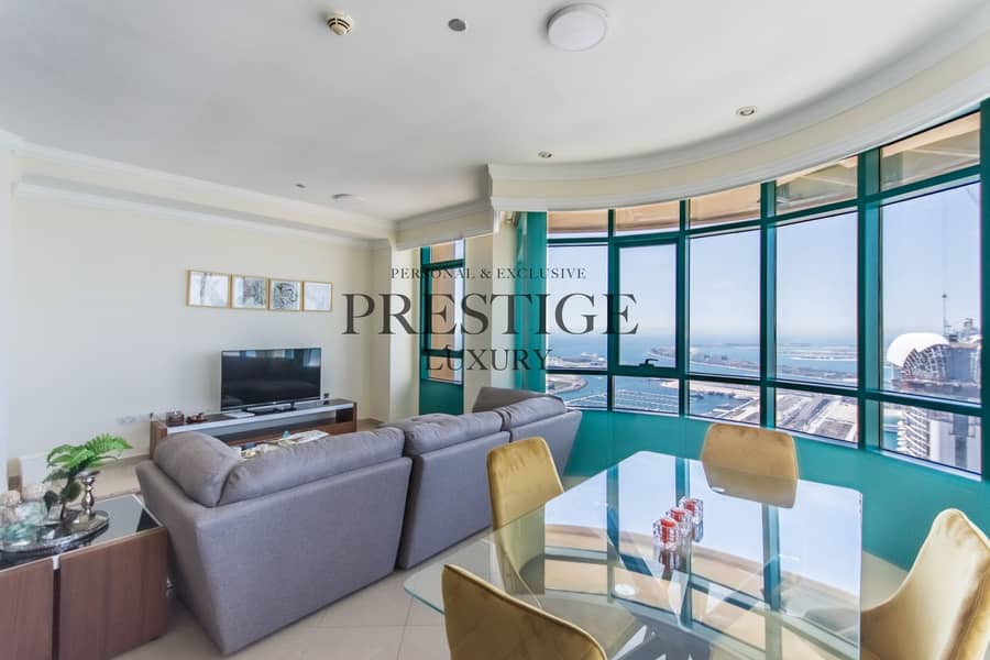 Full Sea view, Fully Furnished, Mid Floor