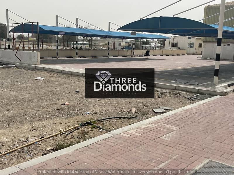 236000 SQFE COMMERCIAL WAREHOUSE PLOT IN ALQUOZ INDUSTRIAL AREA 4  AED: 4.5 M