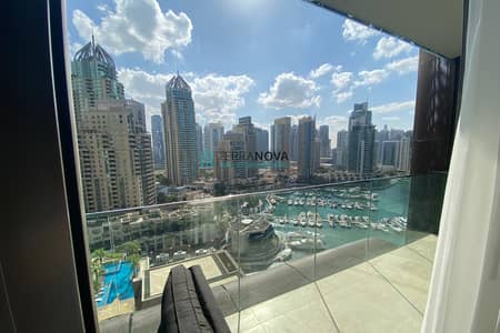 1 Bedroom Flat for Rent in Dubai Marina, Dubai - Fully Furnished | Marina View | Vacant Now