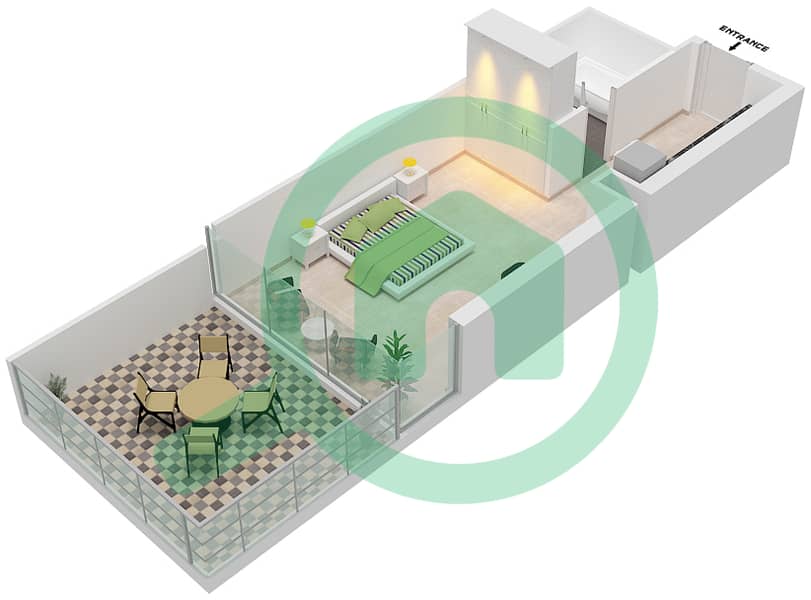 Kiara -  Apartment Unit 10-FLOOR-3 Floor plan Floor-3 interactive3D