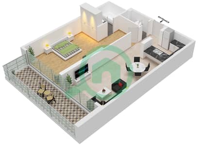 Kiara -  Apartment Unit 5-FLOOR-20-21 Floor plan