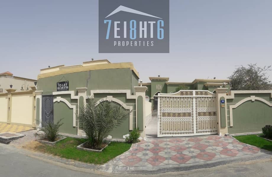 2-3 bedroom independent brand new ground floor villa (mul-haq) + living room + laundry room + private parking