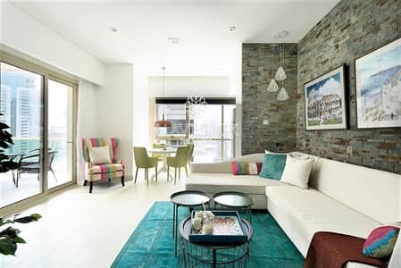 2 Bedroom Flat for Sale in Dubai Marina, Dubai - Upgraded+Furnished 2BR | Marina View | High ROI