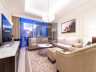 شقة فندقية 2 غرفة نوم للايجار في وسط مدينة دبي، دبي - شقة فندقية في العنوان بوليفارد وسط مدينة دبي 2 غرف 300000 درهم - 5807821