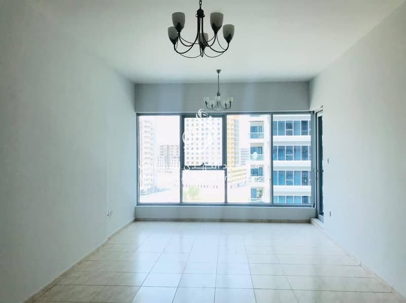 Large Spacious 1Bhk With Balcony Pool View  In Skycourts Tower
