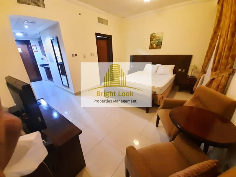 Affordable Fully Furnished Studio with Gym & Pool |3,500/Monthly