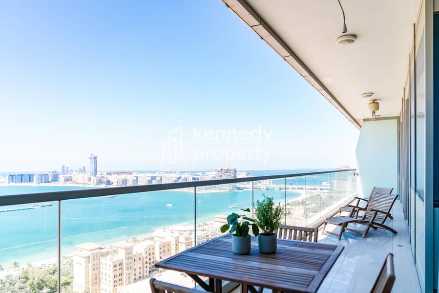 Квартира в Дубай Марина，Океан Хейтс, 2 cпальни, 2450000 AED - 5453934