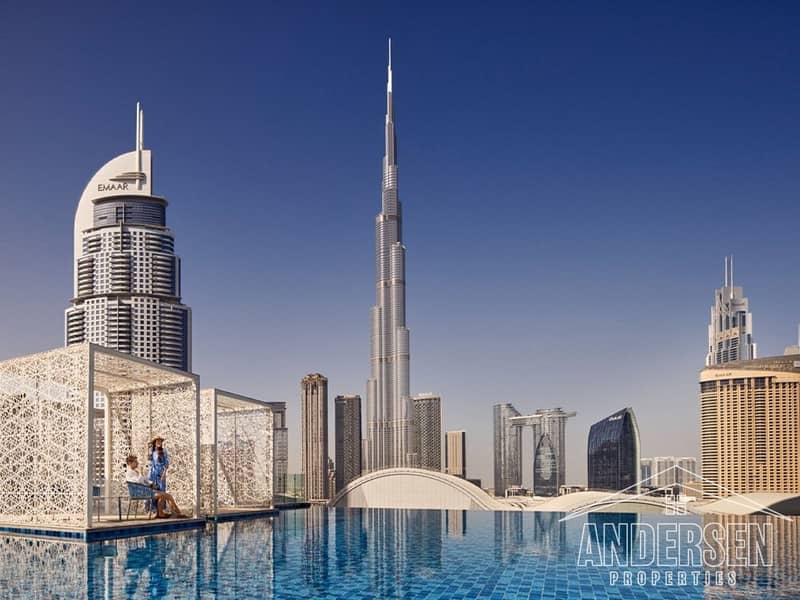 Stunning Burj Khalifa View | from large balconies | Luxury Apartment | Conveniently located | with World-class amenities