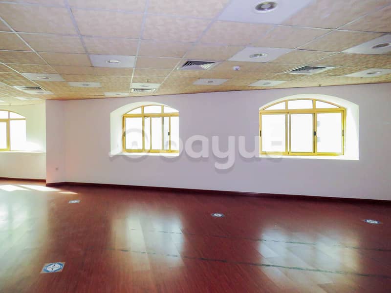 Big office with the area size of 1390 sq. ft. for rent @Dhs. 78k P. A.