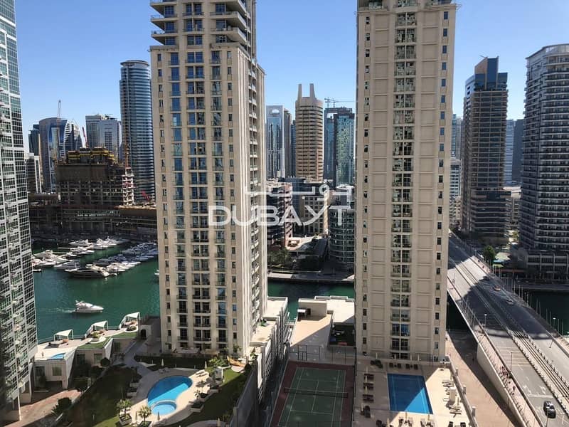 Furnished 1 BR +  Storage l Marina View with  Balcony