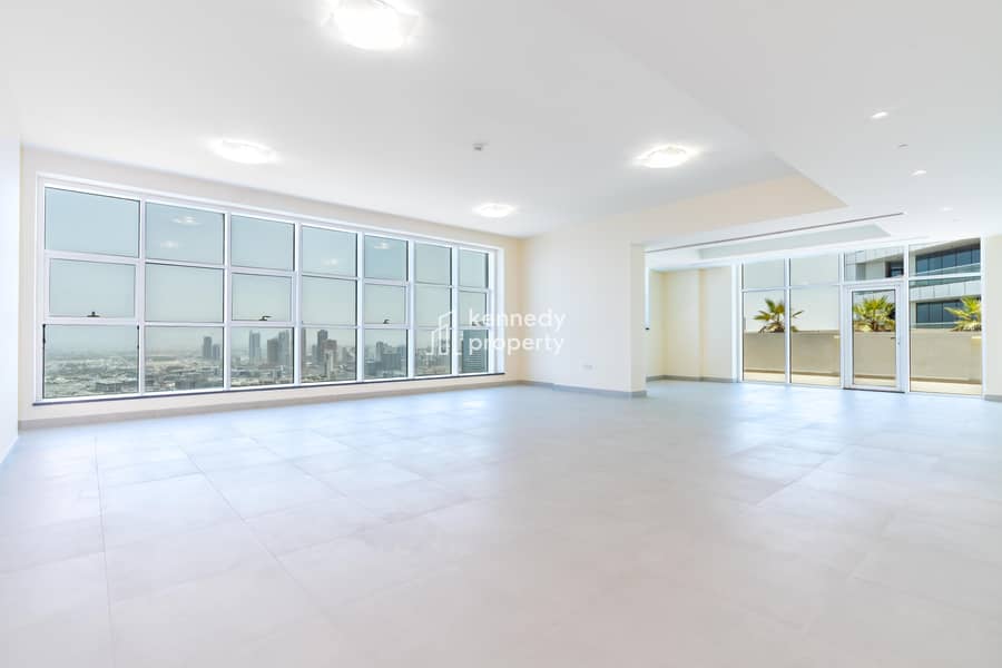 位于迪拜码头，滨海拱廊大厦 4 卧室的顶楼公寓 460000 AED - 5384380