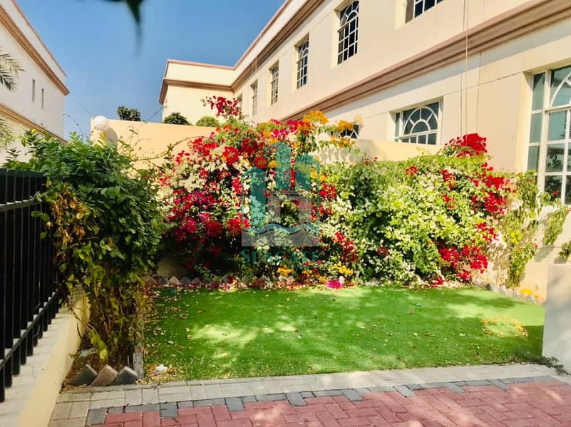 Spacious 3 bedroom plus maid villa with shared pool and private garden in Umm Suqeim 1