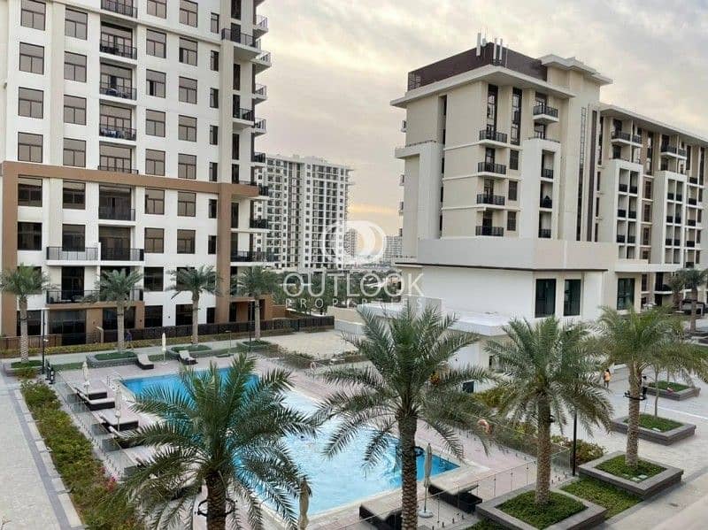 Stunning 1BR | Fully Furnished |Incredible Pool Views