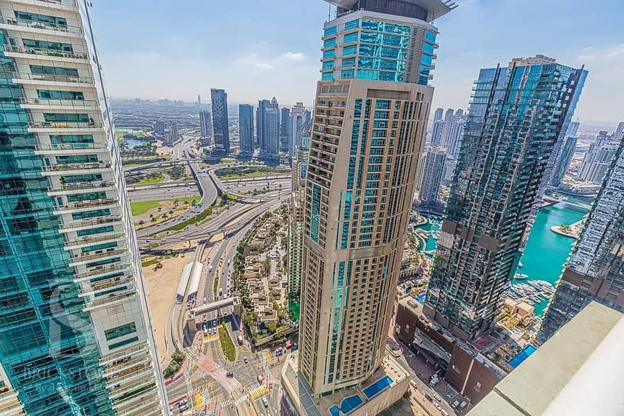 位于迪拜码头，滨海山岭塔楼 1 卧室的公寓 649000 AED - 5492419