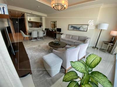 2 Bedroom Hotel Apartment for Rent in Downtown Dubai, Dubai - Fantastic View of B. Khalifa| Large layout |with Study Room|