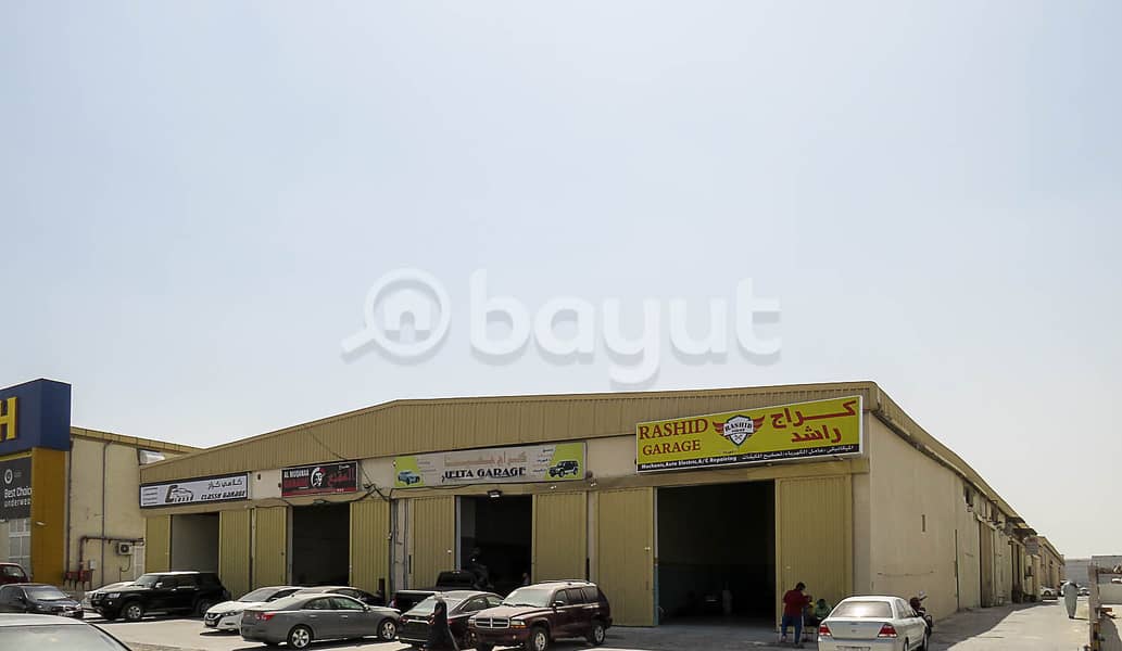 Warehouses for sale  in Al Jurf Industrial Area 1  directly opposite the Chinese market . Real estate brokers are not allowed