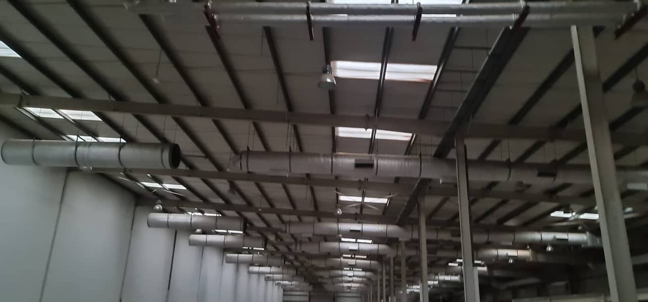 54000 sq ft Warehouse with 14000 sq ft Mezzanine Offices TOLET in Industrial 2, ajman