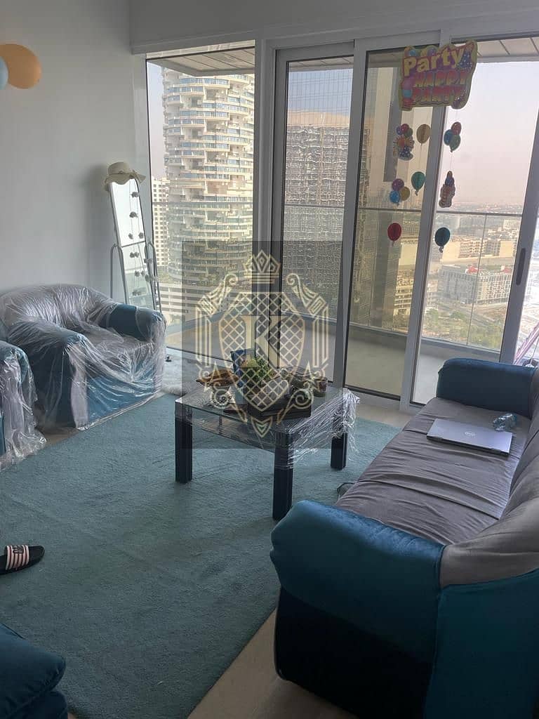 BLOOM HEIGHTS 1 B/R Fully furnished  RENT 60000AED