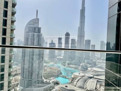 2 Bedroom Flat for Sale in Downtown Dubai, Dubai - High Floor | Vacant Unit | Full Burj Khalifa View