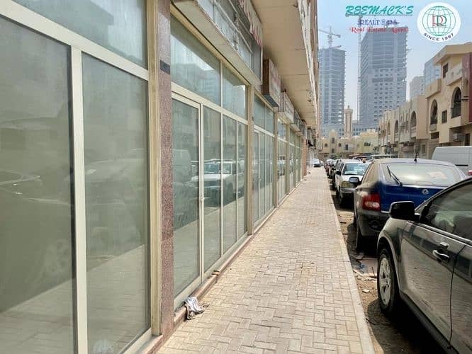 PAY 12 MONTHS STAY 13 MONTHS, SINGLE DOOR SHOP WITH 250SQFT AND SPLIT A/C  AVAILABLE IN AL MANAKH AREA