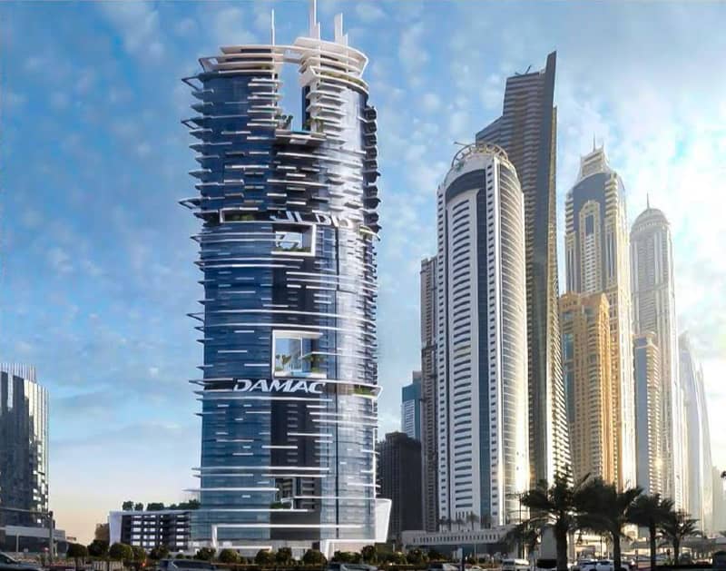 Cavalli Tower , Beach and Palm-facing luxury apartments for sale in the Marina.
