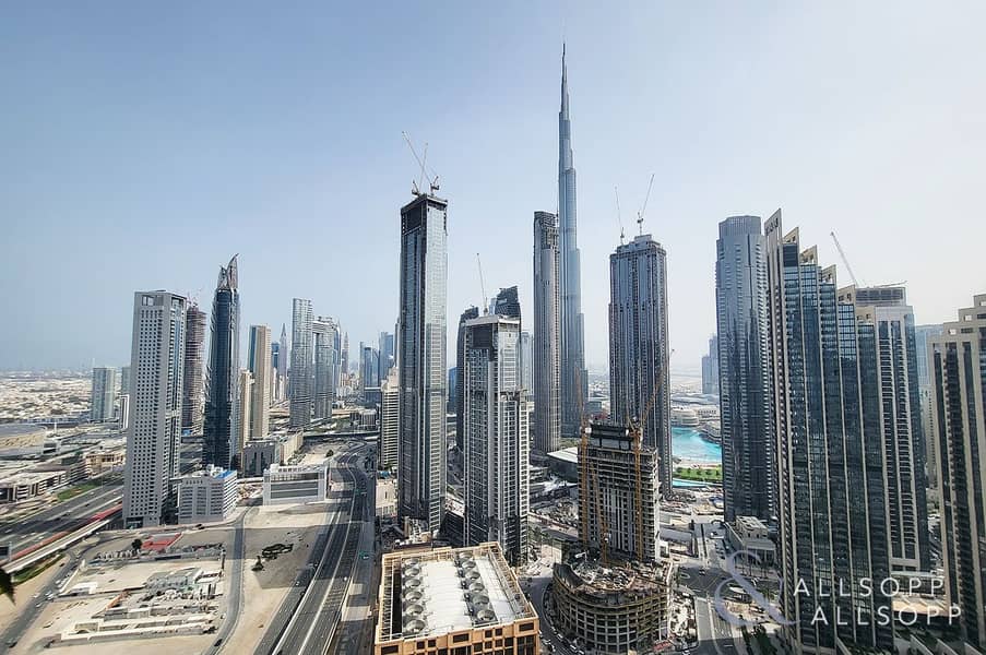 2 Beds | Burj Khalifa Views | High Floor