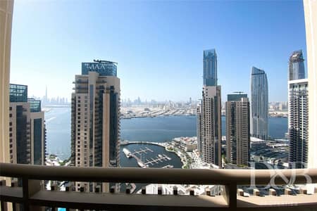 2 Bedroom Flat for Rent in The Lagoons, Dubai - Water View | High Floor | Vacant Unit