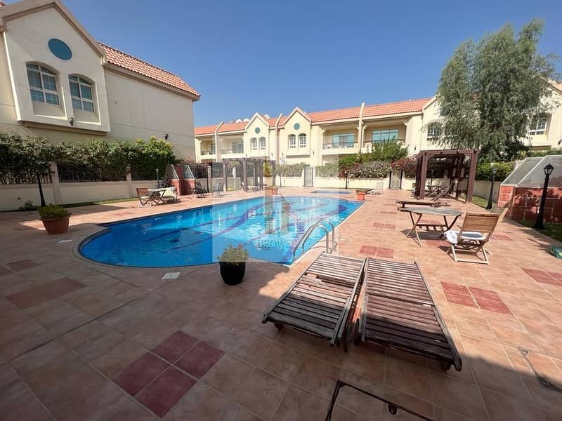 HUGE COMPOUND 4BR+M+PRIVATE GARDEN+POOL+GYM