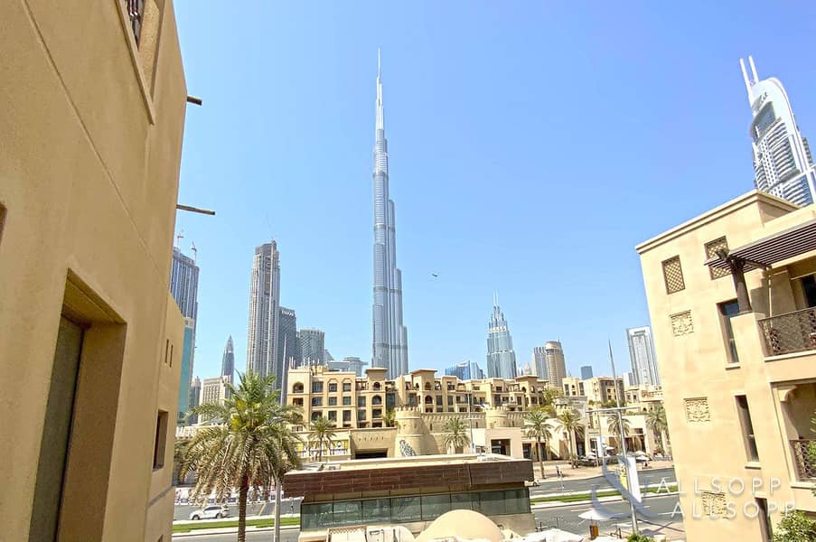 Burj Khalifa View | Study | Vacant | 1 Bed