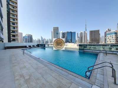 Perfect Layout 3BHK Plus study ! Burj Khalifa and Dubai Canal View ! All rooms with attached Baths ! Open View Balcony ! Rent 110k ! Business Bay