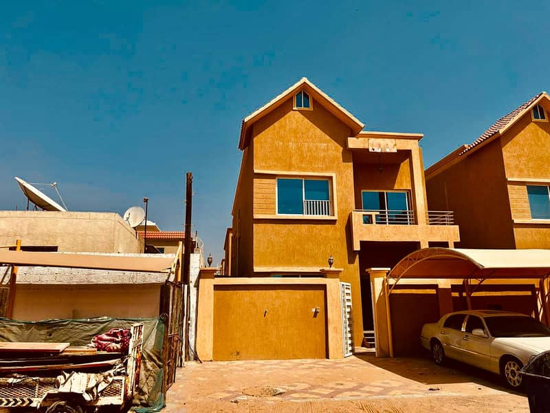 For sale, a new villa in a very special location in Al Muwaihat District, Ajman