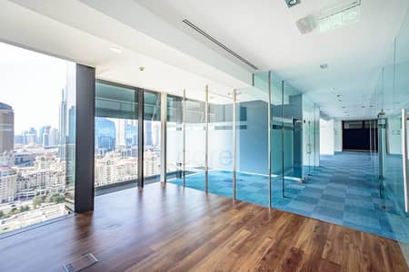 Office for Rent in DIFC, Dubai - Fitted Partitioned | 5 Parking | High Floor