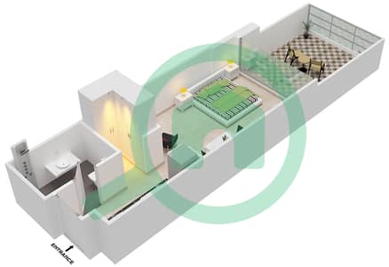 Jasmine A - Studio Apartment Unit 5 FLOOR 2 Floor plan