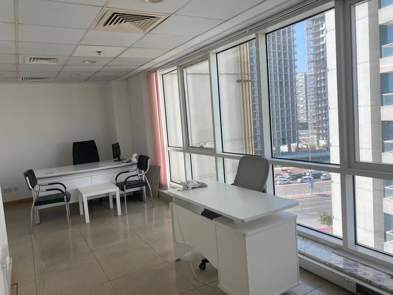 CHILLER FREE !! FULLY FITTED OFFIICE  WITH FURNITURE CLOSE TO DEIRA CITY CENTER