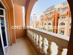 Spacious Unfurnished 1 BR with 2 Balconies