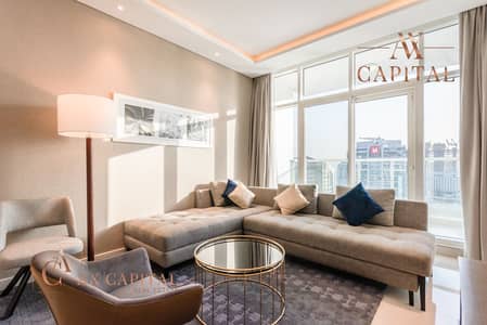 1 Bedroom Flat for Rent in Business Bay, Dubai - Luxury Furnished | Canal View | Excellent Layout