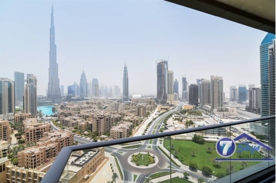 Vacant 3BHK  Plus Maid In South Ridge Tower Burj Khalifa View