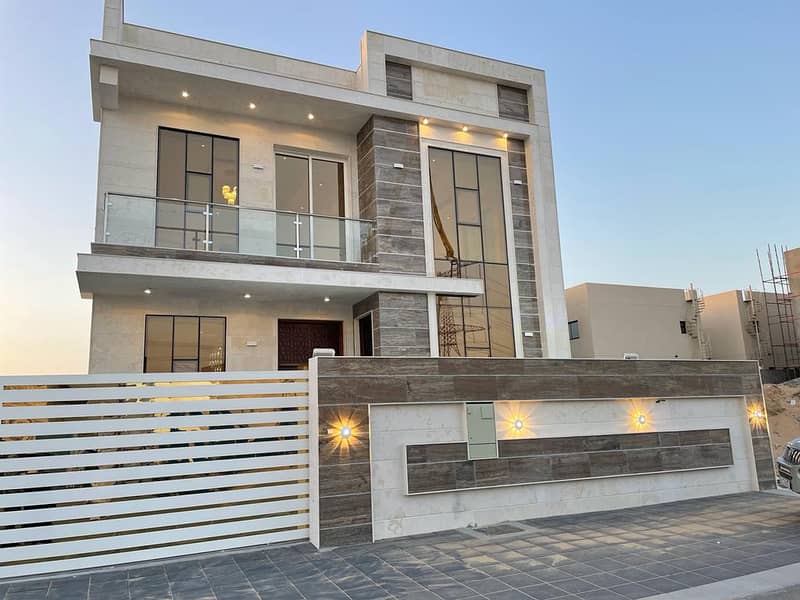 BEAUTIFUL DESIGN MOODREN STYLE BRAND NEW VILLA 5 MASTER  BEDROOMS HALL MAJLISA  IN RAWDA AJMAN AVAILABLE FOR RENT 80000/- AED YEARLY